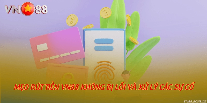Mẹo rút tiền VN88 không bị lỗi và xử lý các sự cố