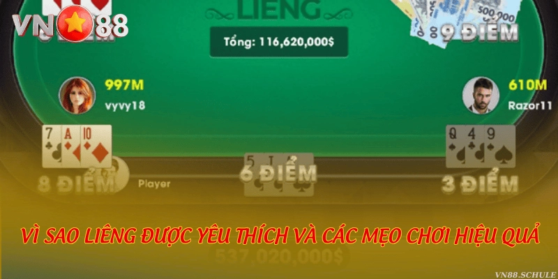 Vì sao Liêng được yêu thích và các mẹo chơi hiệu quả